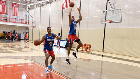Cabo Verde Basketball Team Practices at BSU | Bridgewater State University