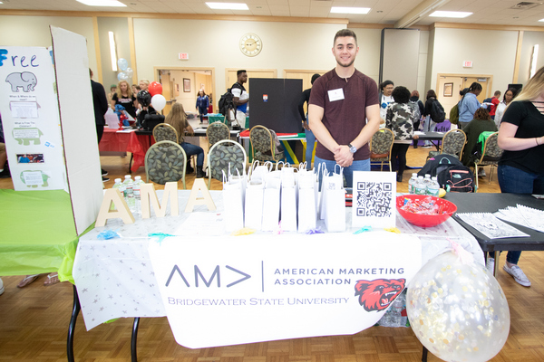BSU AMA table at student involvement fair