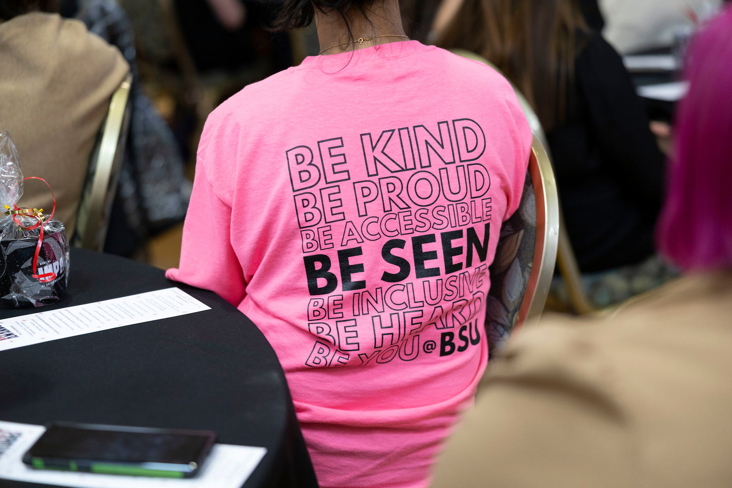 Be Seen Accessibility at BSU t-shirt