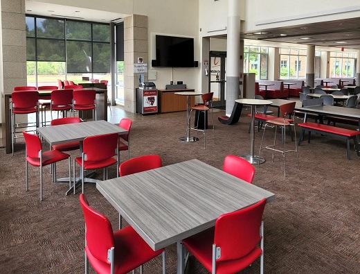 Crimson Dining Setup