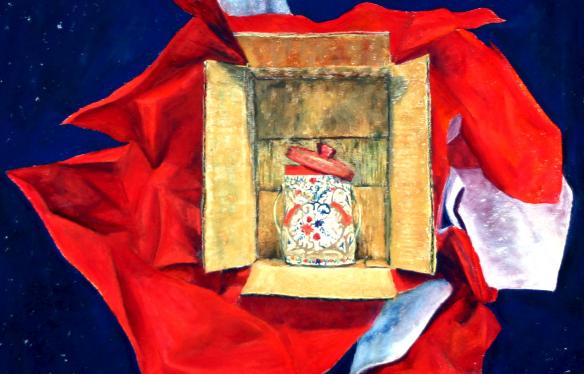 "One Small Favor" original pastel painting by A. Heywood