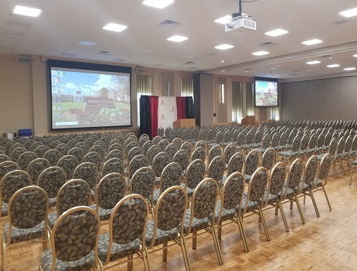 Small Ballroom &amp; Demo Lecture Setup