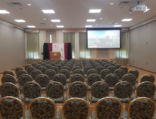 Small Ballroom Lecture Setup
