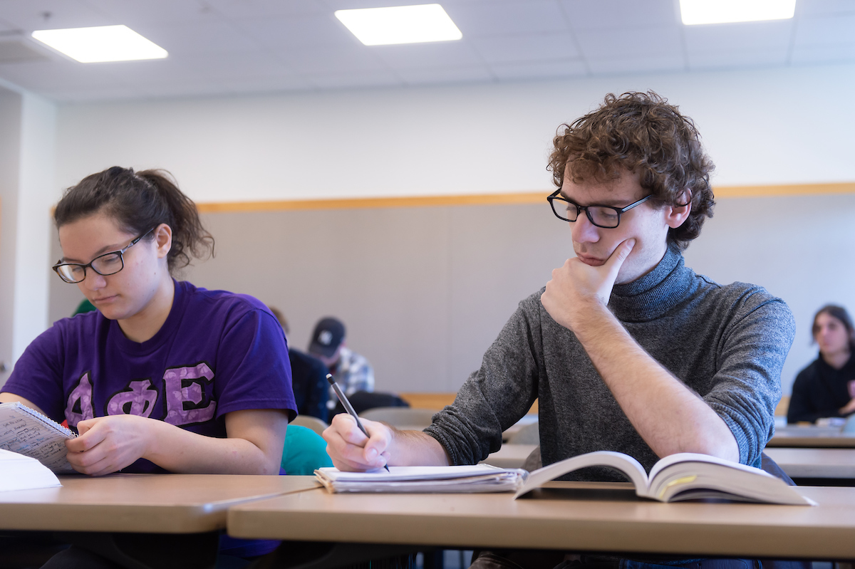 students in Philosophy class