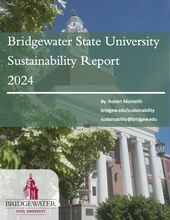 Cover of Bridgewater State University Sustainability Report 2024