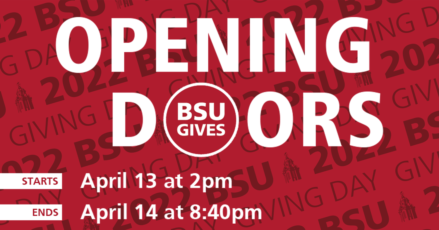 BSU Gives 2022 Opening Doors Red