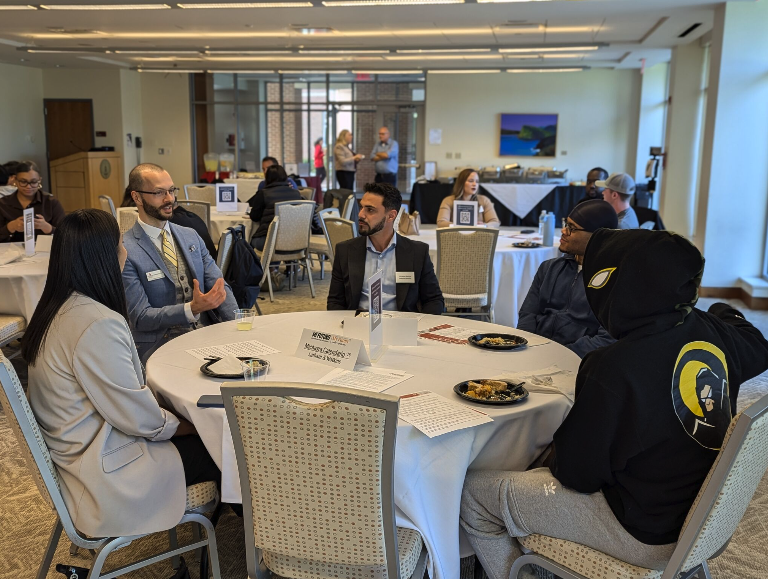 Latine students participate in a career readiness program, Mi Futuro Career Experience
