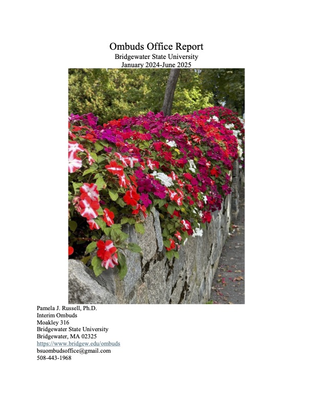 Cover of the 2024-2025 Ombuds Office Report