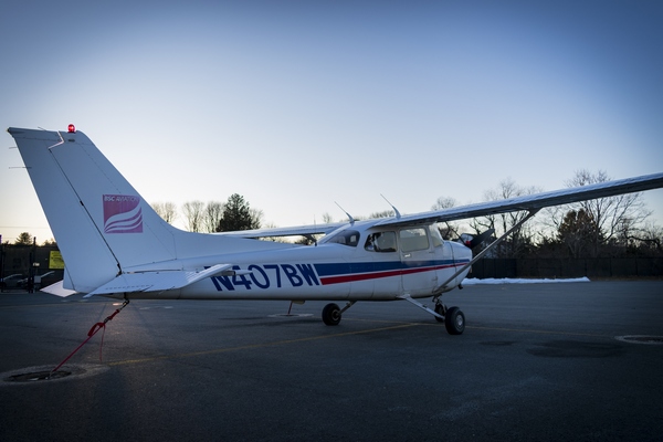 BSU plane at Aviation Training Center