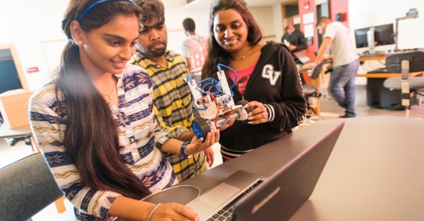 international graduate students in robotics class