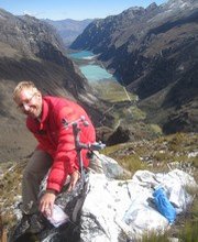 Dr. Rob Hellstrom in Llanganuco Vally in Peru
