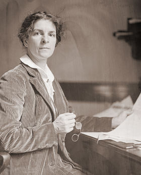 Rheta Childe Dorr (1868-1948), American journalist and political activist, 1913.