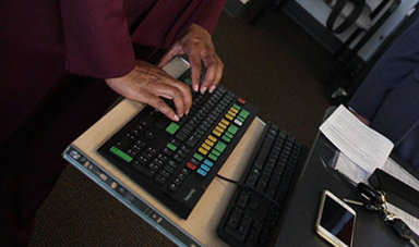 Typing on a computer