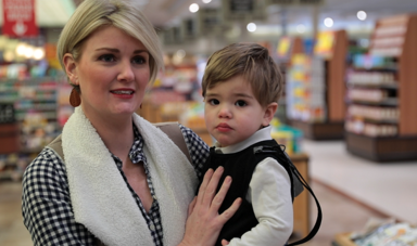 Kaitlyn Litchfield with son, Nathan