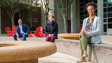 Dr. Jakari Griffith, Dr. Laura K. Gross and Professor Tina Mullone