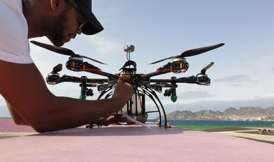 Erico Fortes and his drone