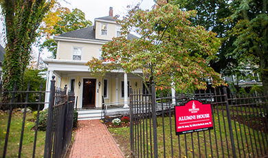 The front exterior of the Jones House