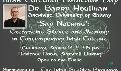 Irish Cultural Heritage Day-Dr. Barry Houlihan-March 19, 2-3