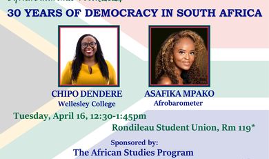 Africa Awareness Week 2024: 30 Years of Democracy in South A