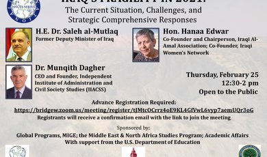 “Iraq’s Fragility in 2021: The Current Situation, Challenges “Iraq’s Fragility in 2021: The Current Situation, Challenges