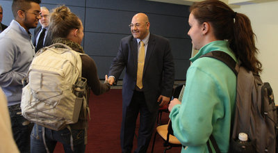 Iraqi Ambassador H.E. Lukman Faily  the guest speaker sponsored by The Center for Middle East Studies.