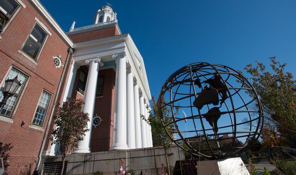 Boyden Hall with Minnock Garden globe