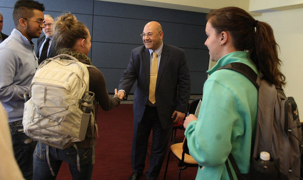 Iraqi Ambassador H.E. Lukman Faily  the guest speaker sponsored by The Center for Middle East Studies.