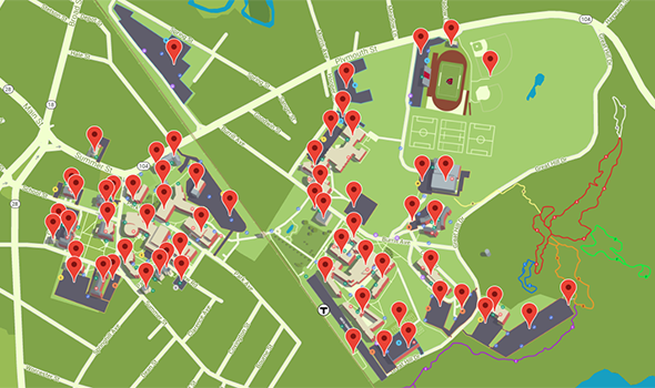 Bridgewater State University Campus Map Directions & Parking | Bridgewater State University