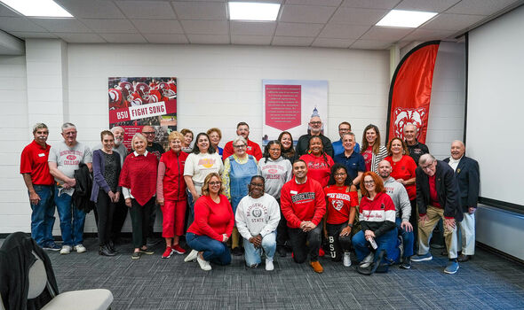 BAA Annual Meeting members at Homecoming