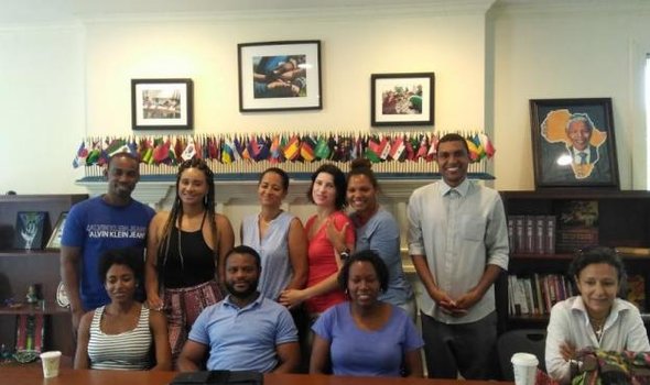 group of people at Minnock Institute for International Engagement