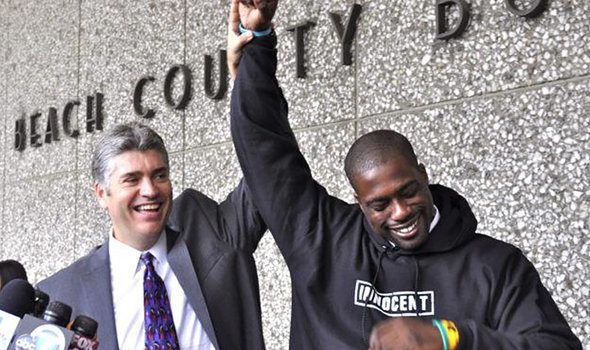 Justin Brooks with Brian Banks