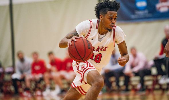 bsu student playing basketball