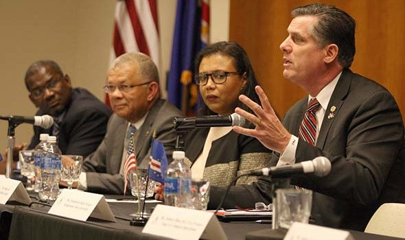 Cape Verdean Institute panel discussion with President Clark