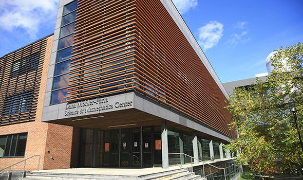 exterior photo of BSU's Dana Mohler-Faria Math and Science Center