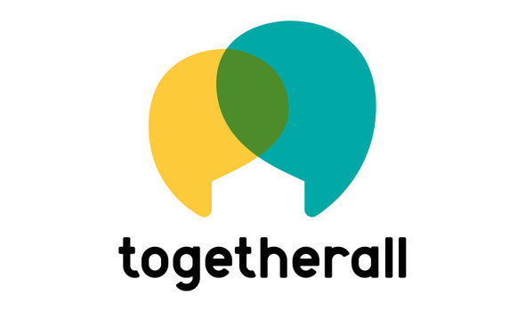 Togetherall logo - two chat bubbles