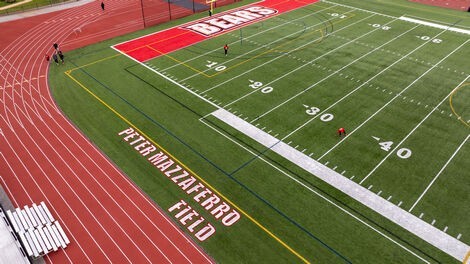 Aerial view of Mazzaferro Field
