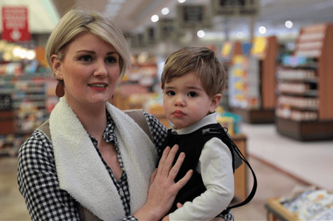 Kaitlyn Litchfield with son, Nathan