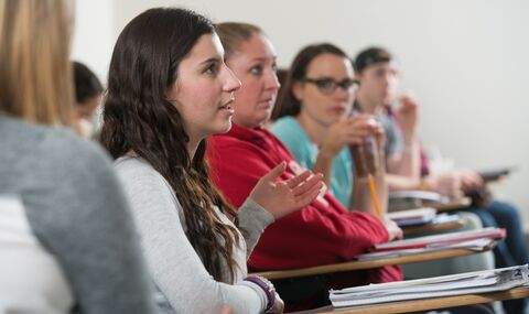 Students in the classroom