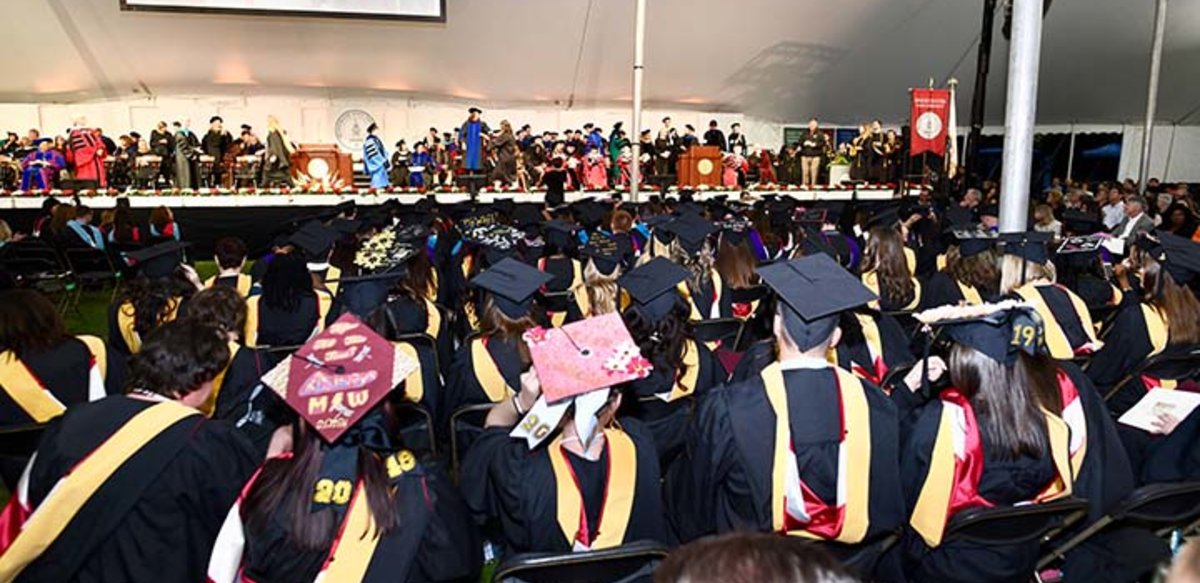About 460 Celebrated at Graduate Commencement Bridgewater State