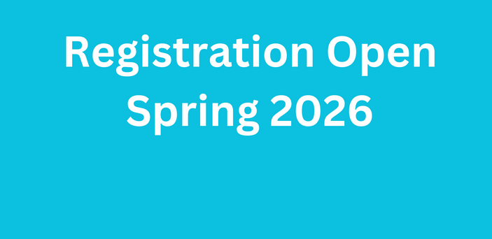 Registration Open for Spring 2026 courses