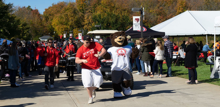 Bristaco in the Homecoming parade