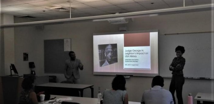 a classroom presentation