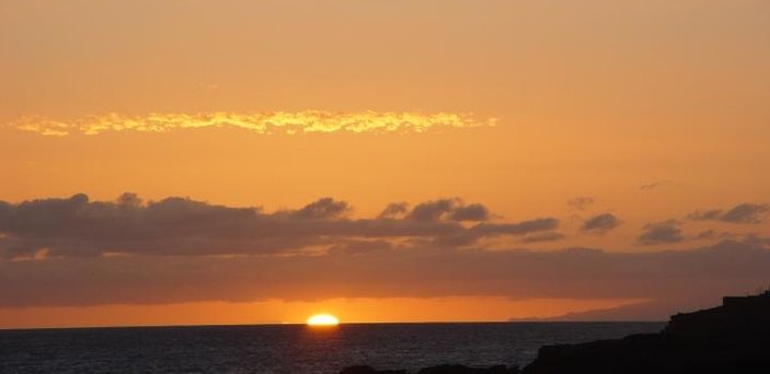 sunrise over water