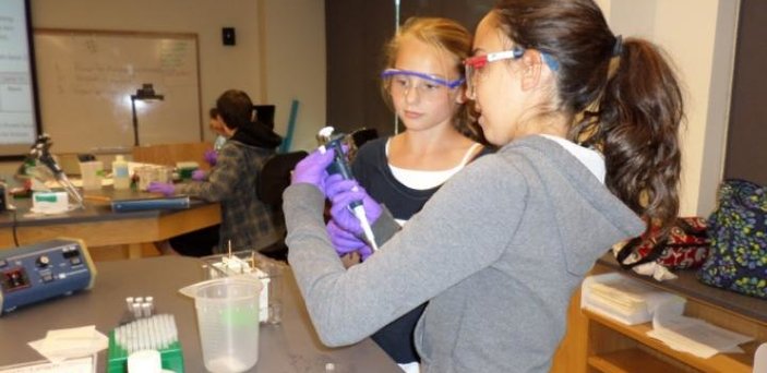 Students at Winter Science Academy