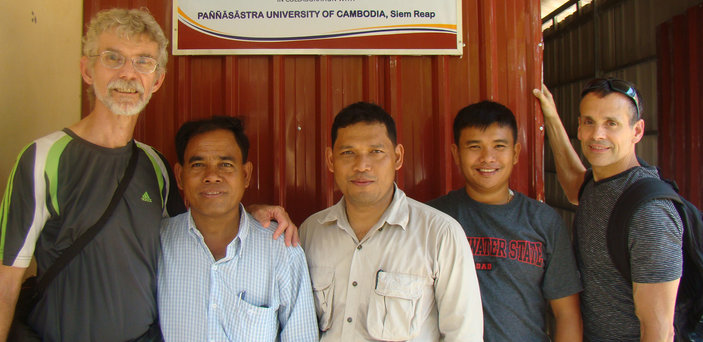 Dr. Curry in Cambodia with BSU