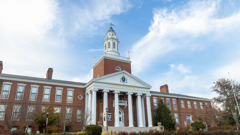 Boyden Hall in the autumn