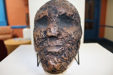 A mask made by Josh Napolitano A mask made by Josh Napolitano