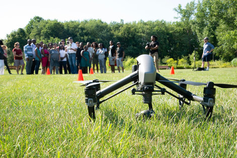 Close up of a drone Close up of a drone