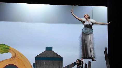 A flying scene in The Wizard of Oz A flying scene in The Wizard of Oz
