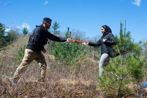 Bridgewater State students study fire ecology Bridgewater State students study fire ecology